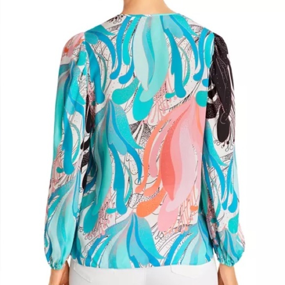 Kobi Halperin Anya 100% Silk Blouse Size Medium - Picture 2 of 13